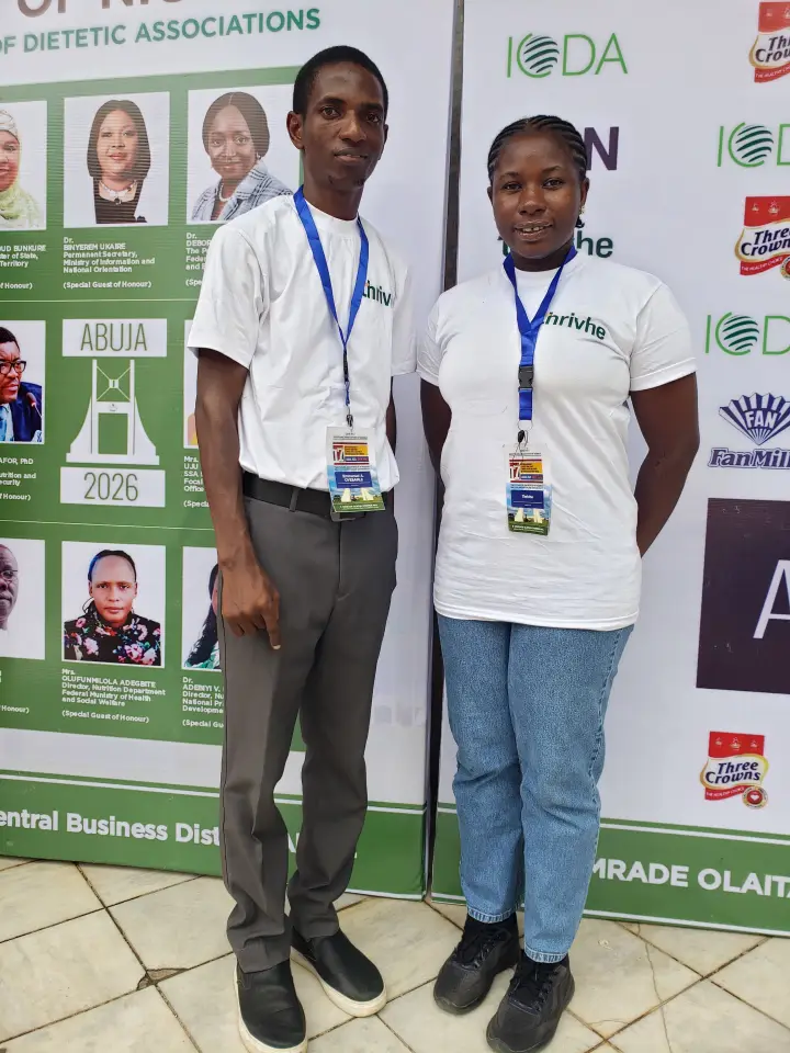 Thrivhe at the Dietitians Association of Nigeria conference, Abuja, 2026